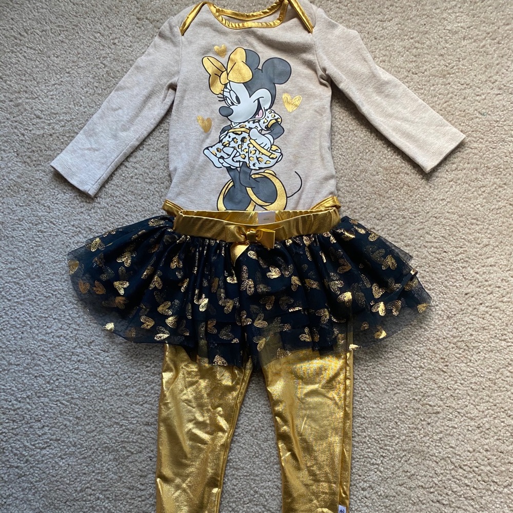 Minnie Mouse outfit with tutu